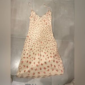 Blumarine Rosebud Slip on Dress With Lace Trim and Beads. XS. Price is firm.